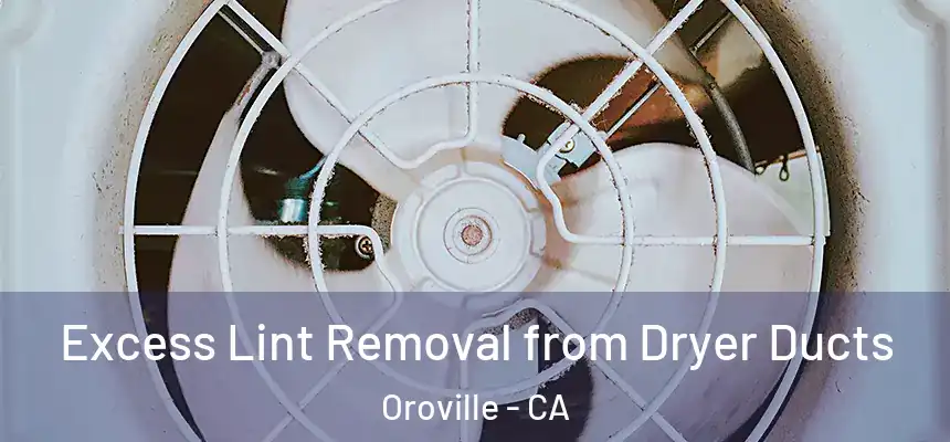  Excess Lint Removal from Dryer Ducts Oroville - CA