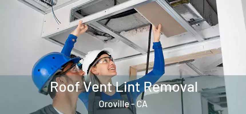  Roof Vent Lint Removal Oroville - CA