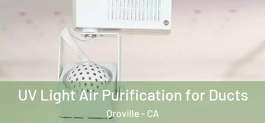  UV Light Air Purification for Ducts Oroville - CA